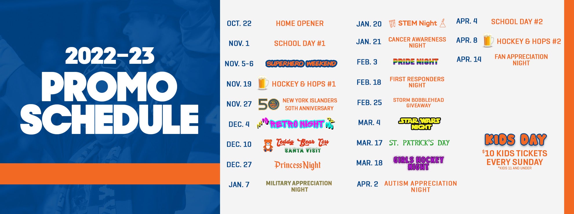 Canucks announce theme night schedule for upcoming season