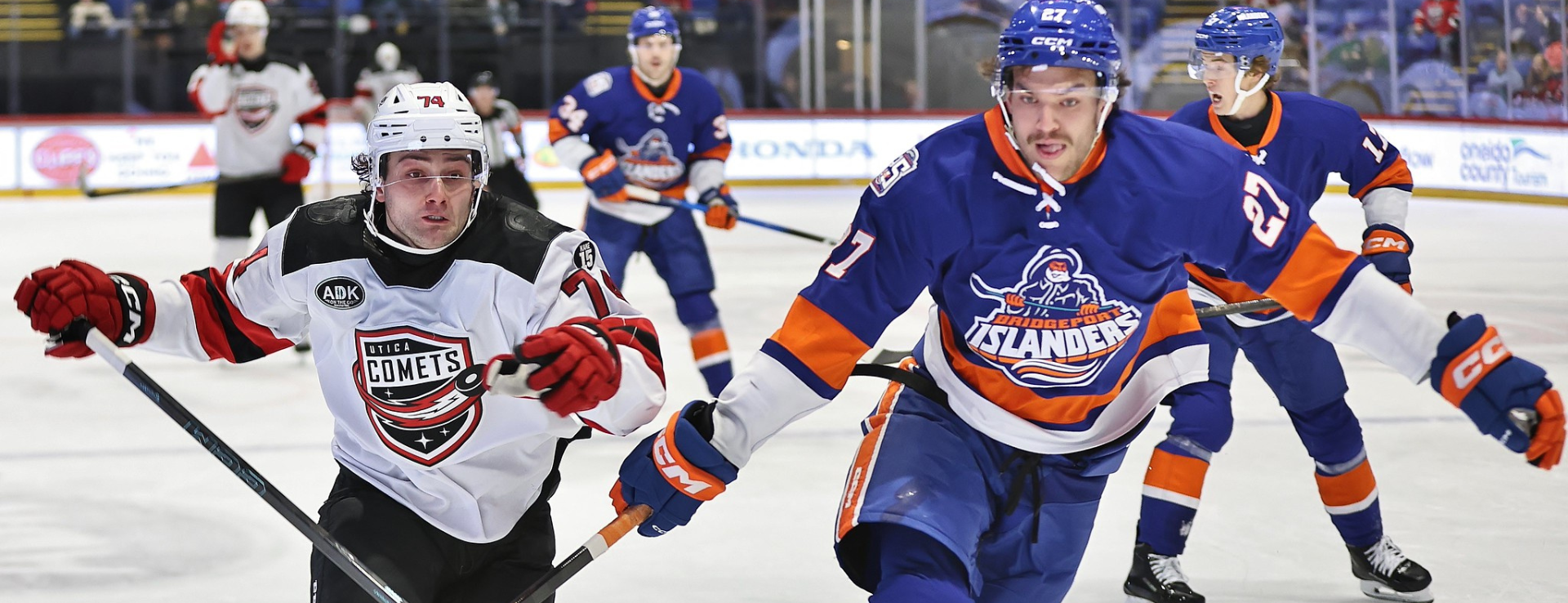 Islanders Drop Road Contest to Comets, 5-1