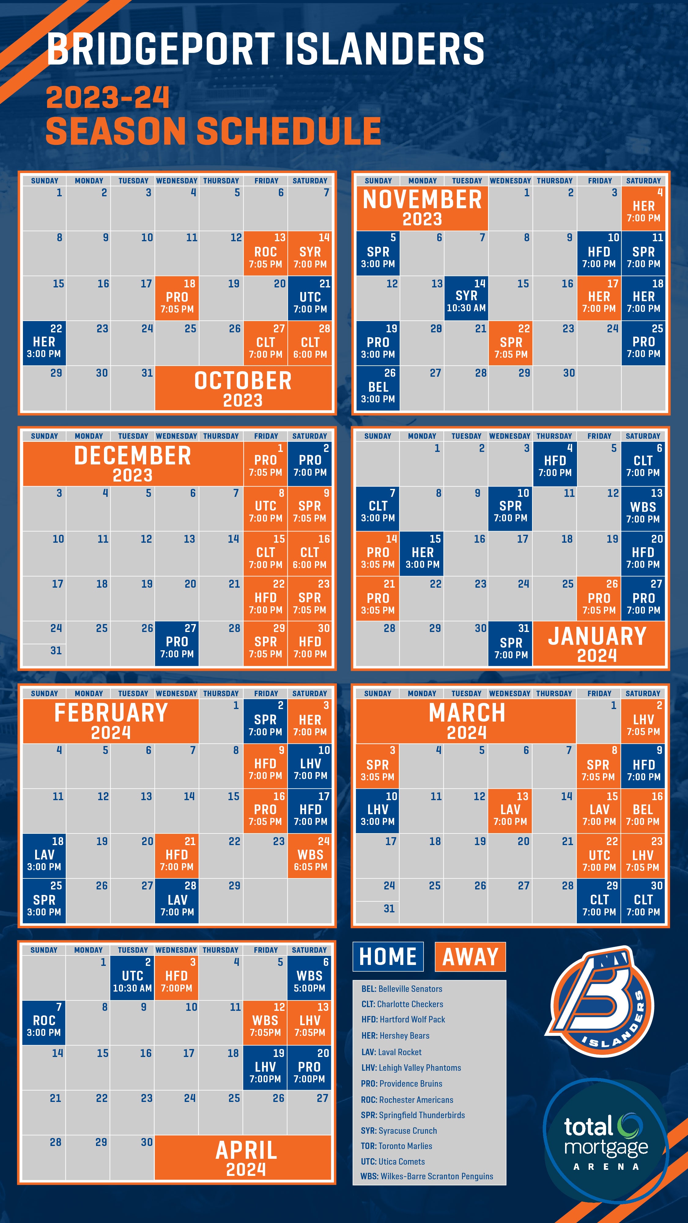 New York Islanders Schedule