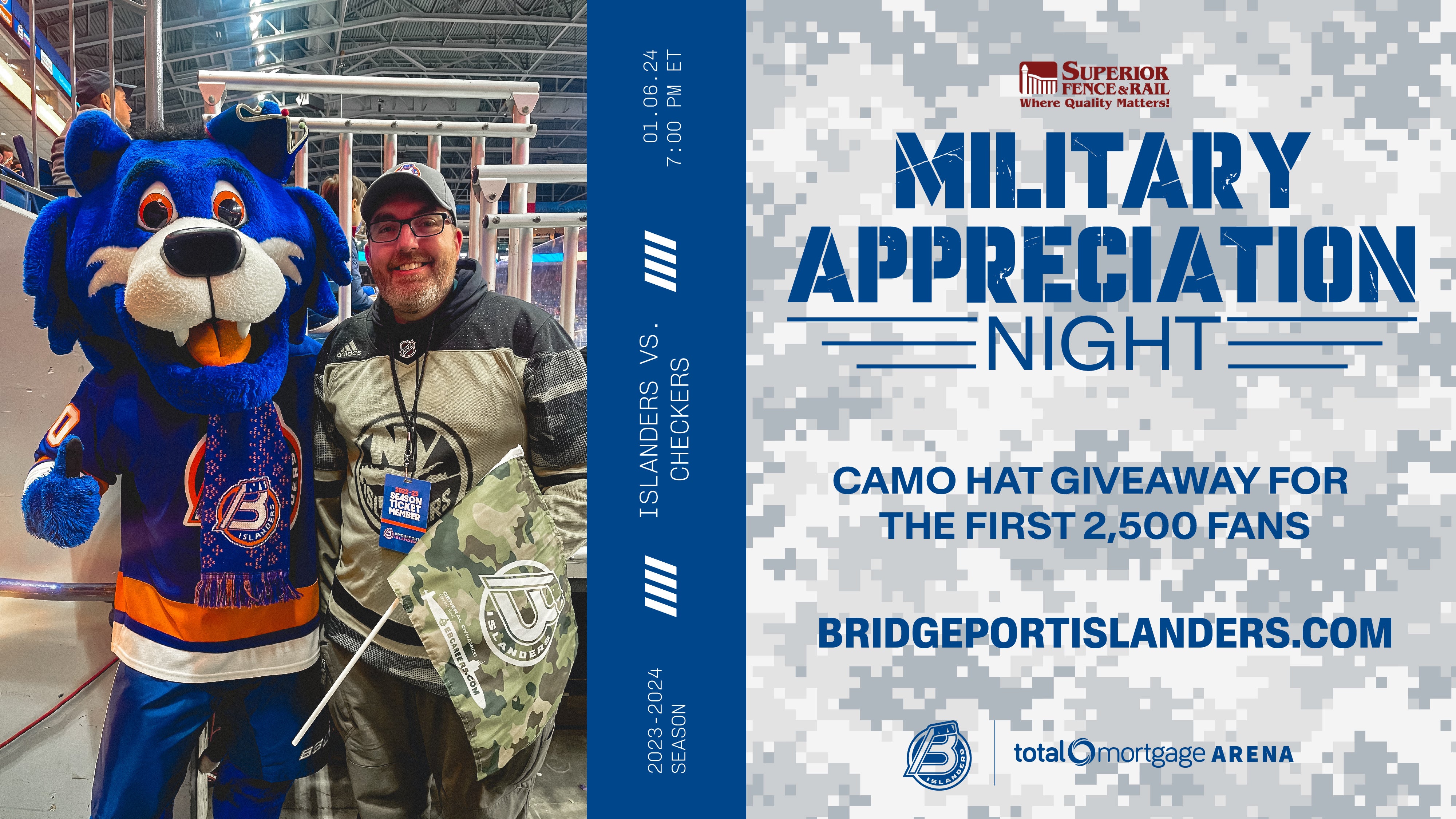 Springfield Thunderbirds Military Appreciation Night Jersey 2022