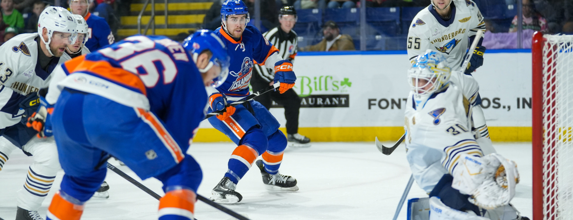 Islanders Gain Point In Overtime Loss to Thunderbirds, 4-3