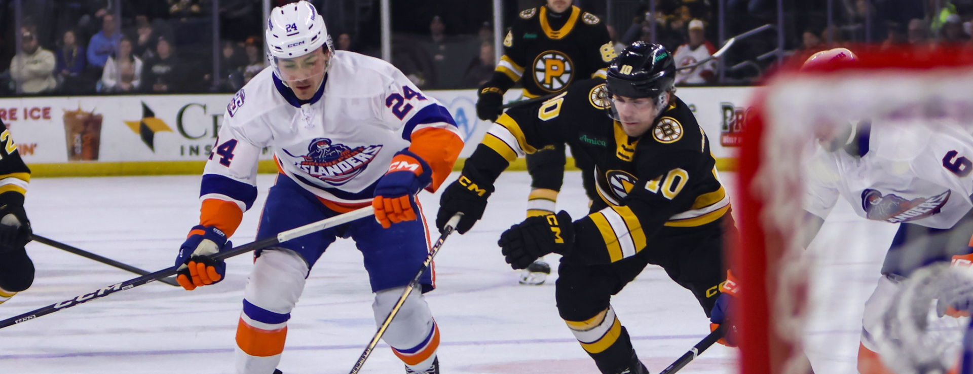 Isles Drop Road Contest Against Bruins. 3-2