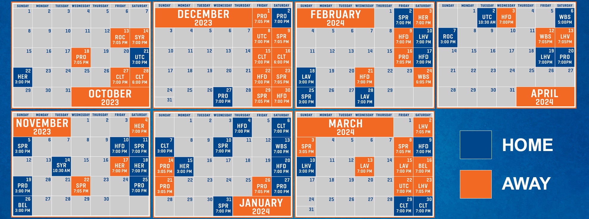 Syracuse Crunch Announce 2023-24 Regular Season Schedule