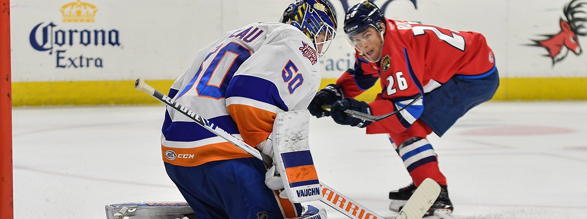 Coreau, Sound Tigers Clip T-Birds 3-1