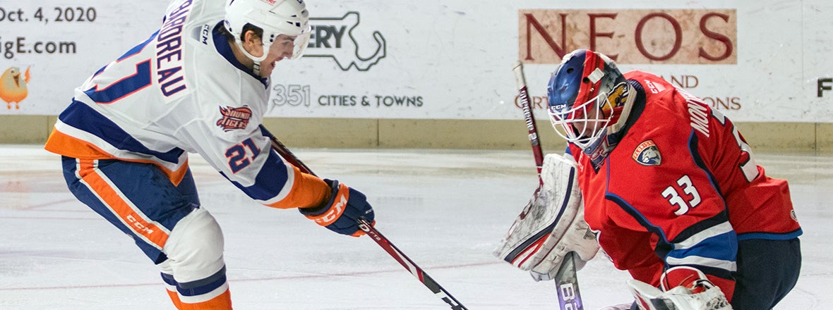 Sound Tigers Kept Quiet in 4-0 Loss to T-Birds