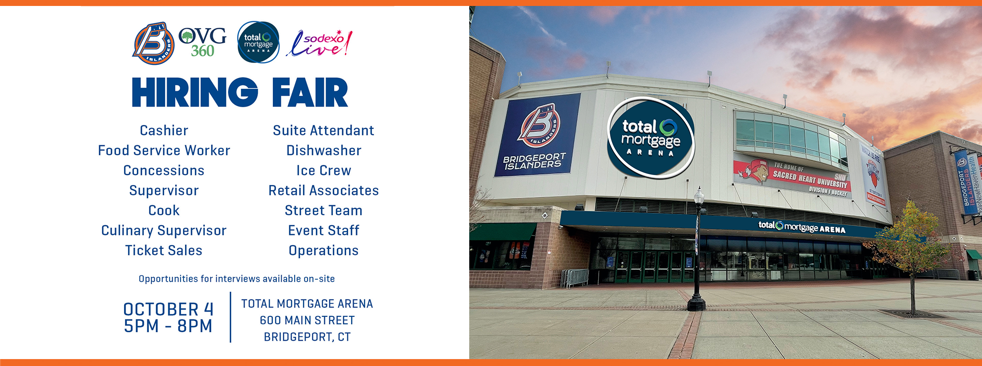 Job Fair Coming To Total Mortgage Arena Tuesday