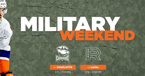 thumbnail Sound Tigers Honor U.S. Military This Weekend