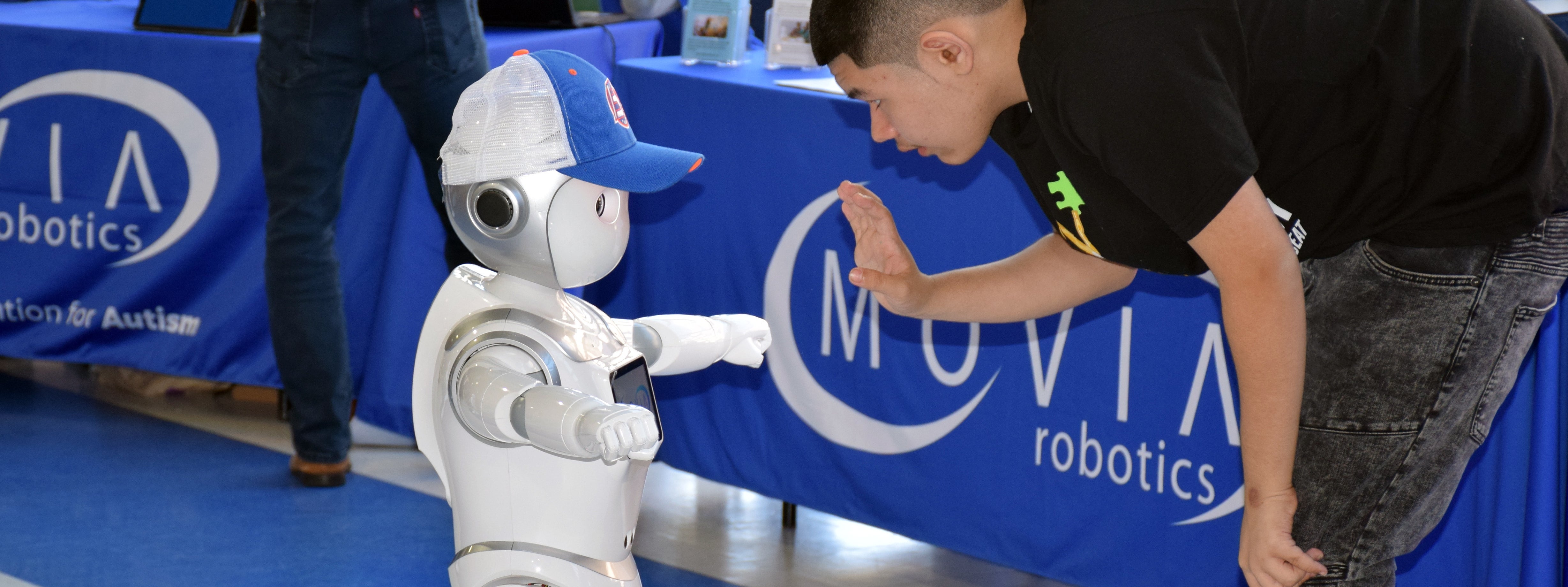 Islanders, MOVIA Robotics Make Unique Donation