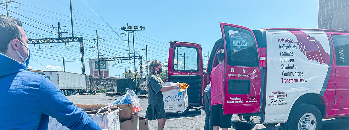Bridgeport Islanders Partner with Person-To-Person to Donate Team Apparel