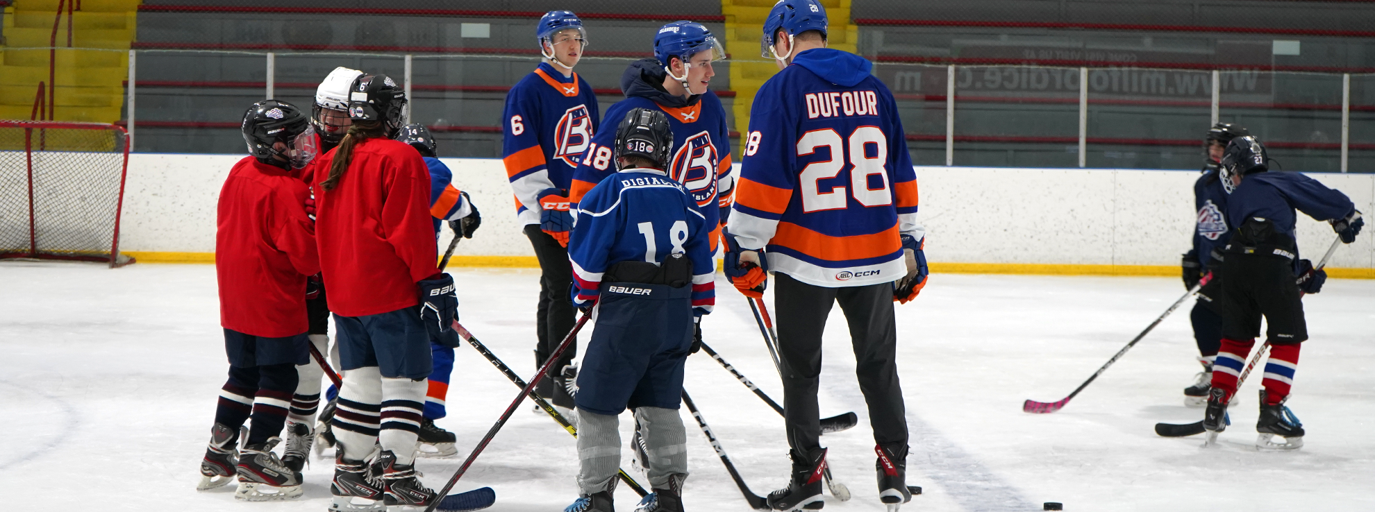 Islanders Make Surprise Visit to Milford Ice Pavilion