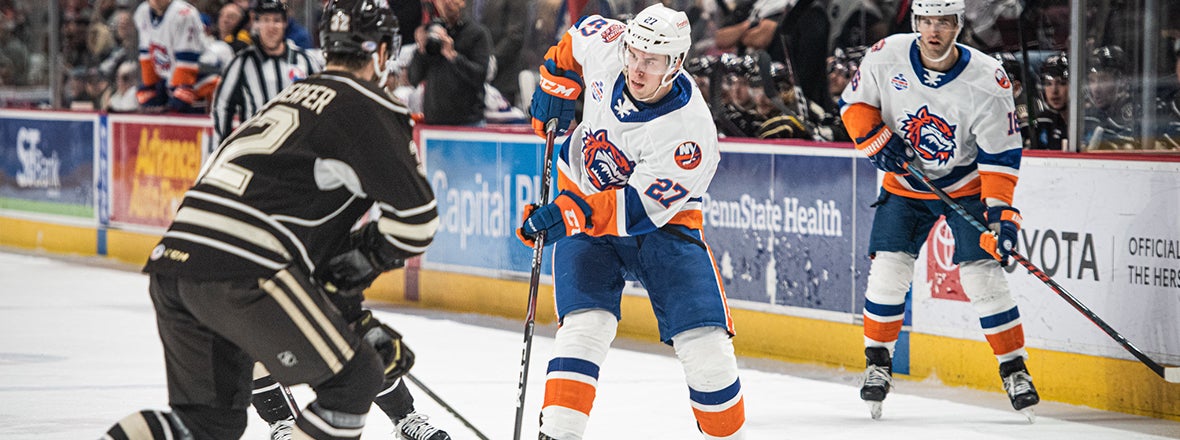 Sound Tigers Leave Hershey with 4-2 Loss