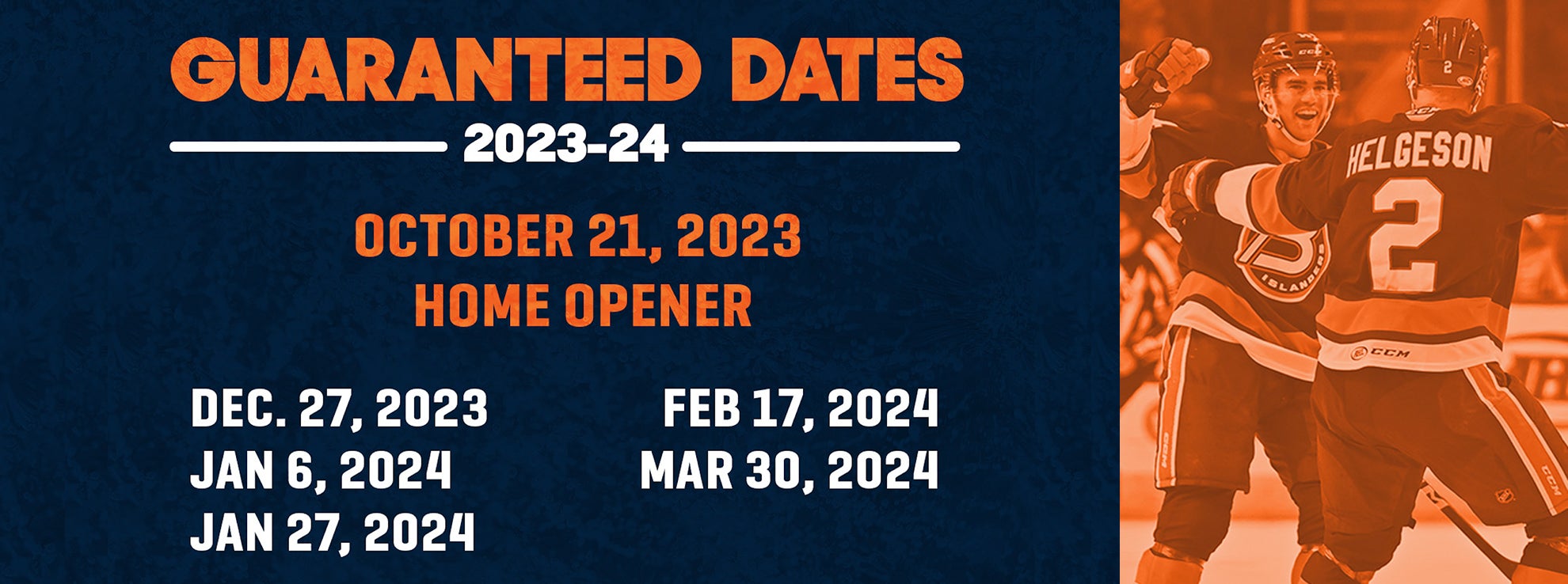 Six Guaranteed Home Dates for 2023-24